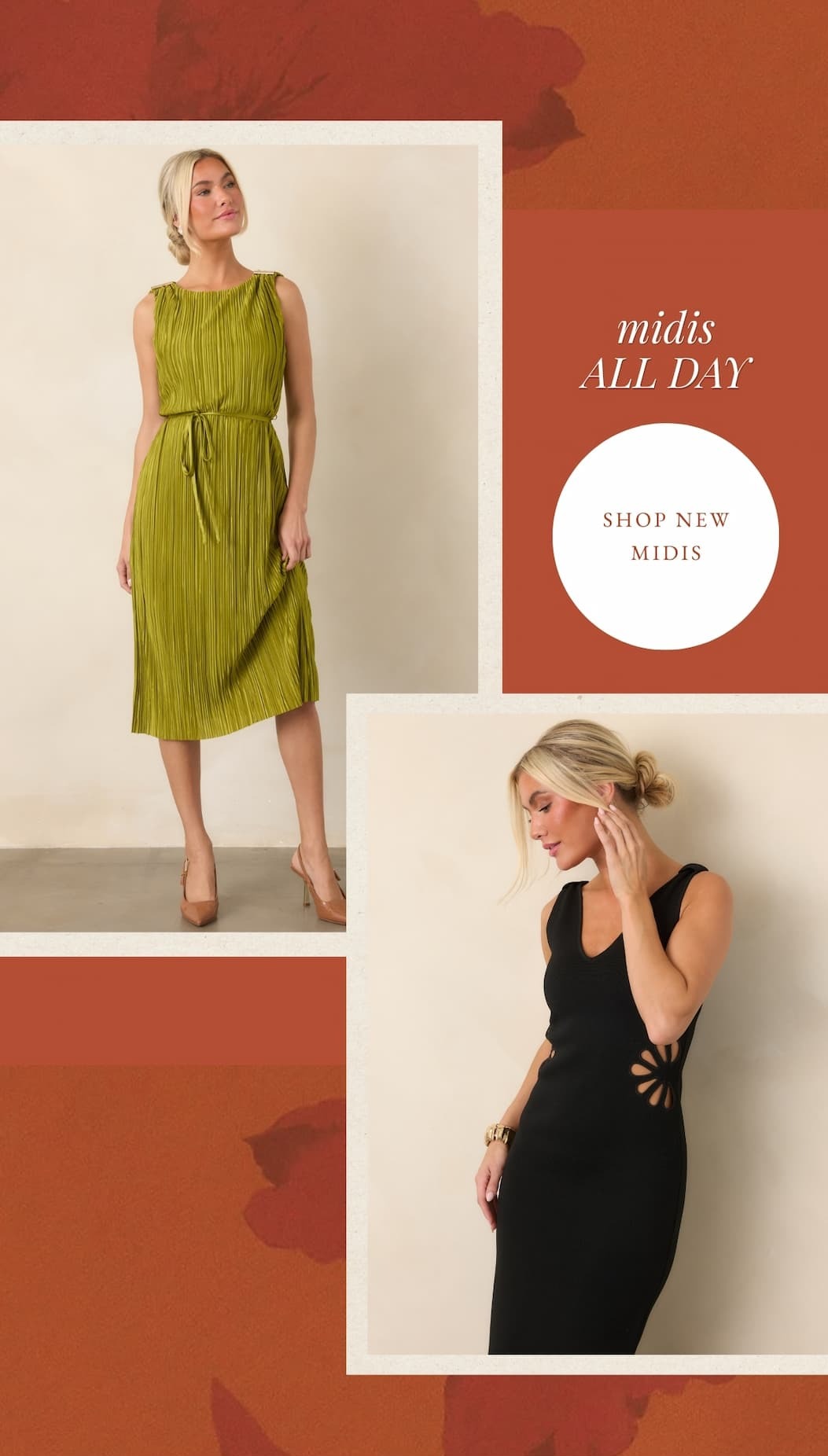 "Midis all day. Shop new midis."