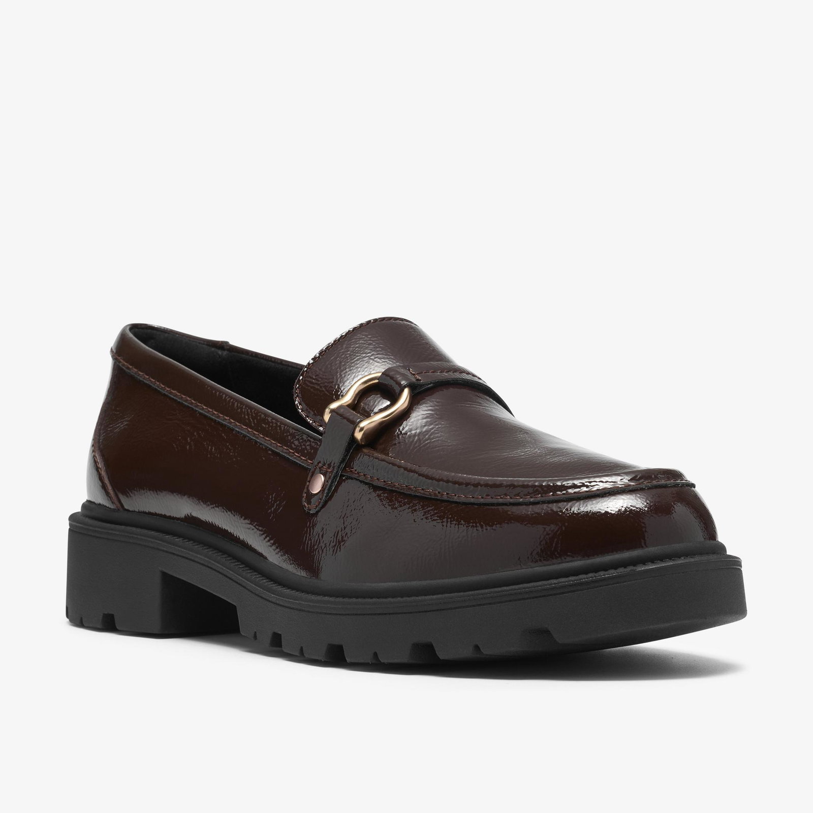 Shop Code Step Dark Brown Patent