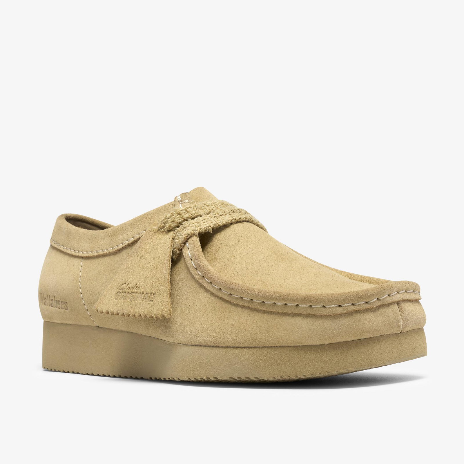 Shop Wallabee Lite Maple Suede