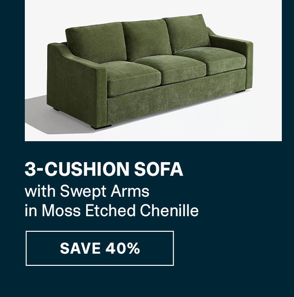 3-Cushion Sofa | GET 40% OFF >>