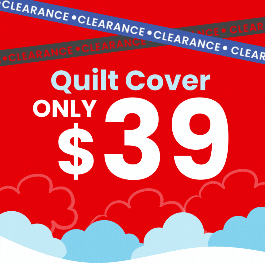 Clearance Bed Quilt Cover for $39