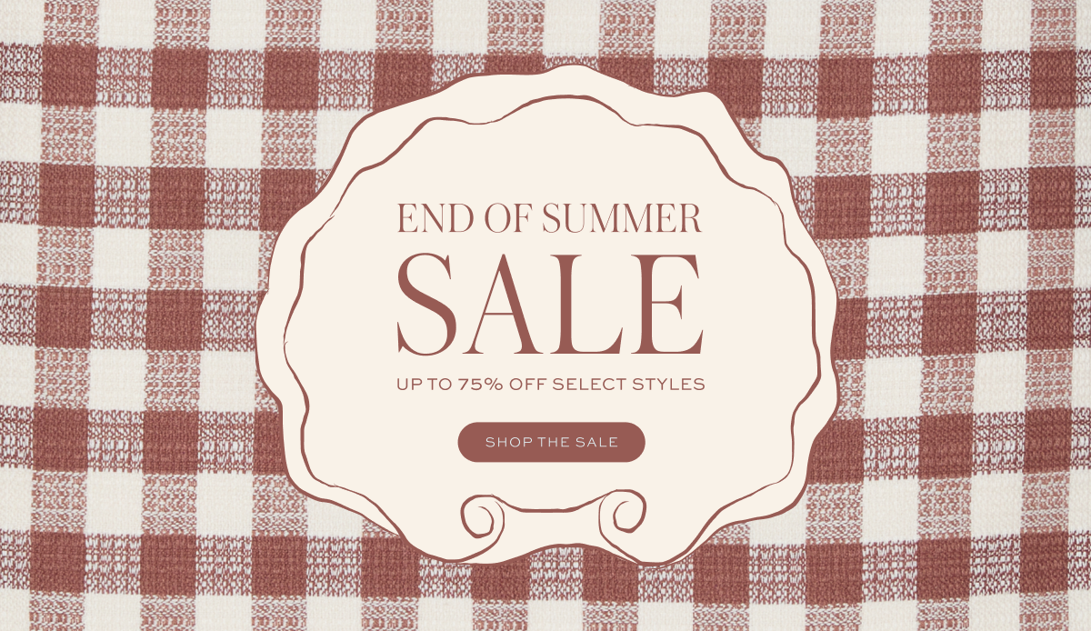 The End of Summer Sale Is Here