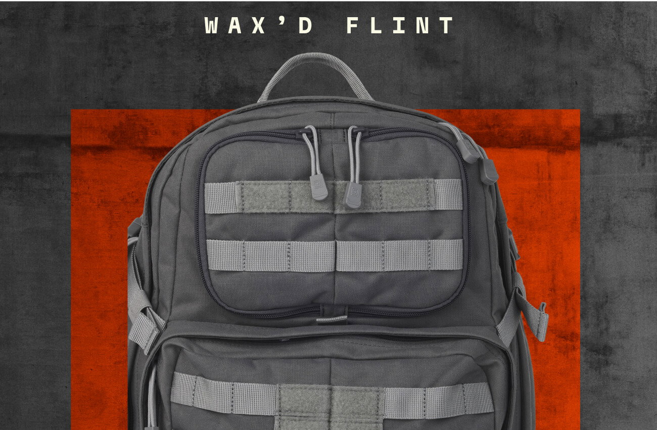 New: Rush®24 2.0 Wax'ed Flint backpack