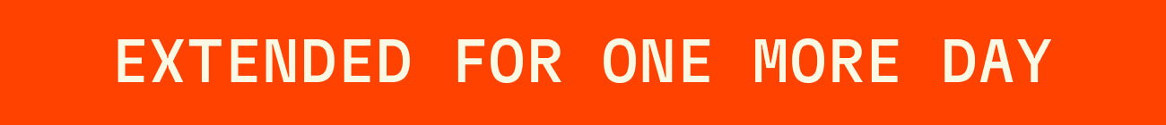 Extended for one more day!