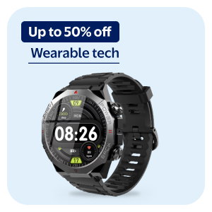 Up to 50% off - Wearable tech