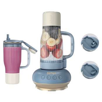 Ninja BlendBOSS Tumbler Blender with (2) 26oz Tumblers and Straws