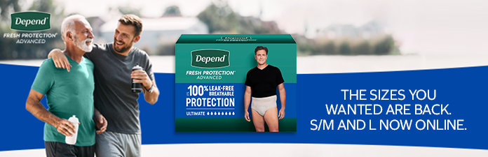 Depend Fresh Protection Advanced Incontinence Underwear & Postpartum Bladder Leak Underwear