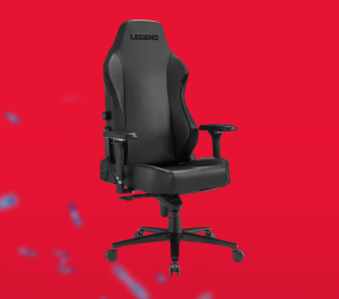 Gorilla Gaming Legend Gaming Chair (Black/Black) Product Image