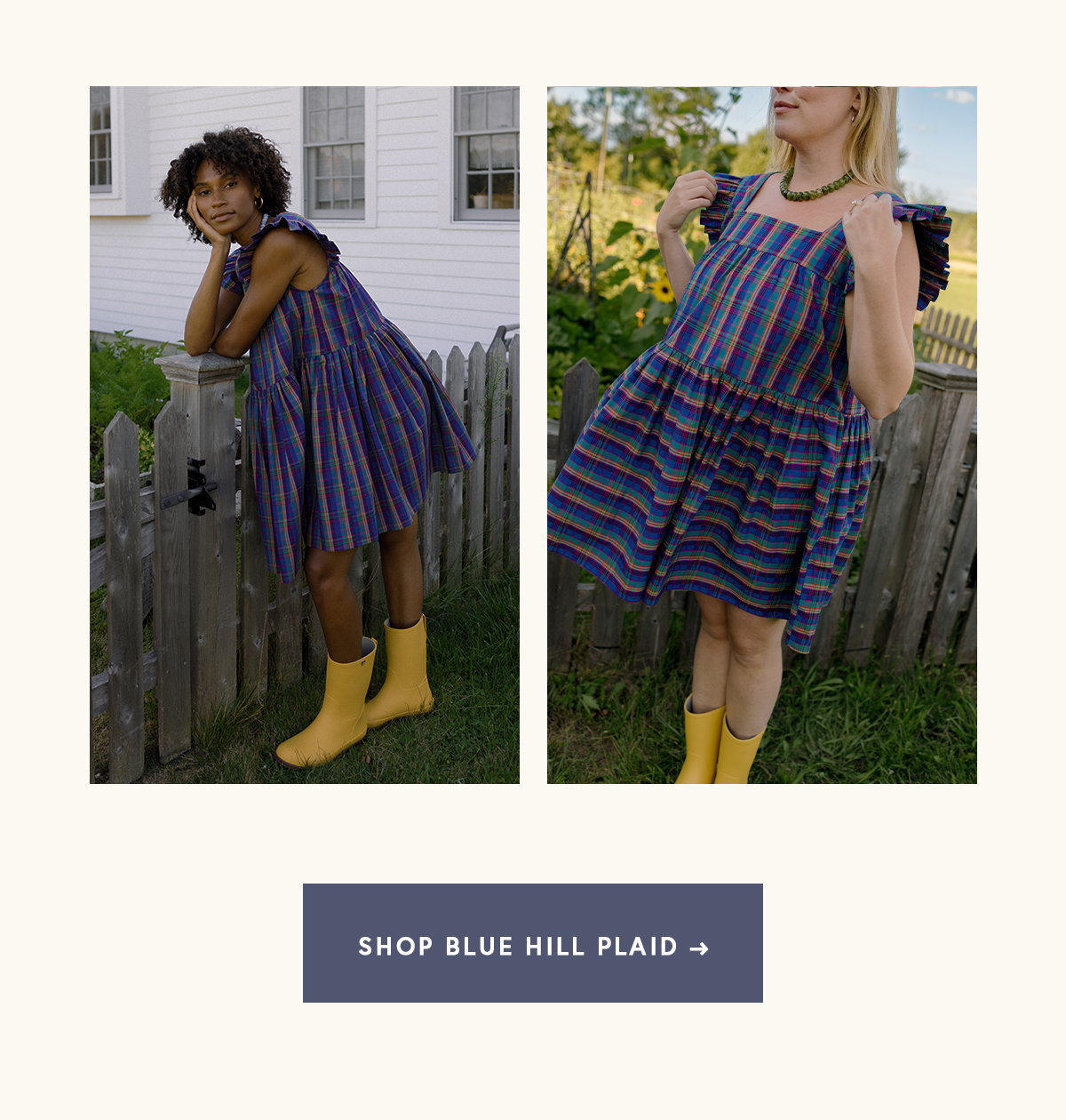 SHOP BLUE HILL PLAID
