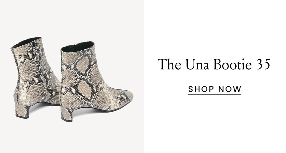The Una Bootie 35 < Shop Now >  