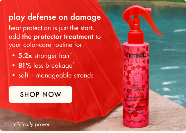 add the protector treatment to protect against heat + prevent color fade