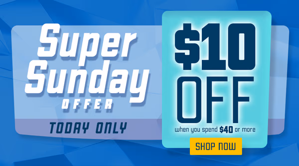 Get $10 OFF when you spend $40 or more