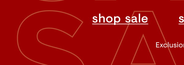 Shop sale