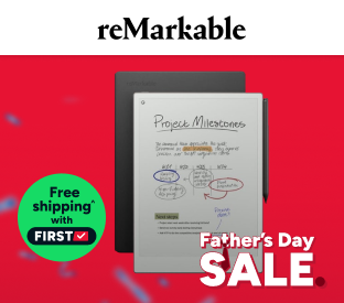 reMarkable Paper Pro 11.8" Paper Tablet with Marker Plus and Book Folio Pro Leather (Black) - Refurbished Product Image