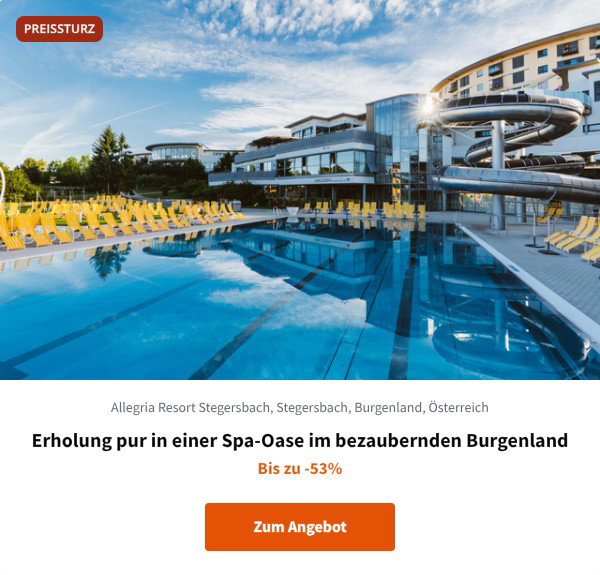 Erholung pur in einer Spa-Oase im bezaubernden Burgenland