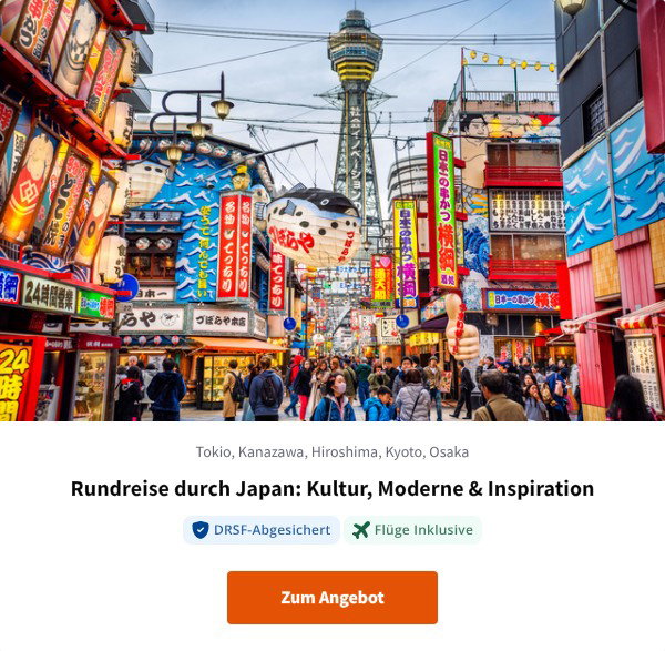Rundreise durch Japan: Kultur, Moderne & Inspiration