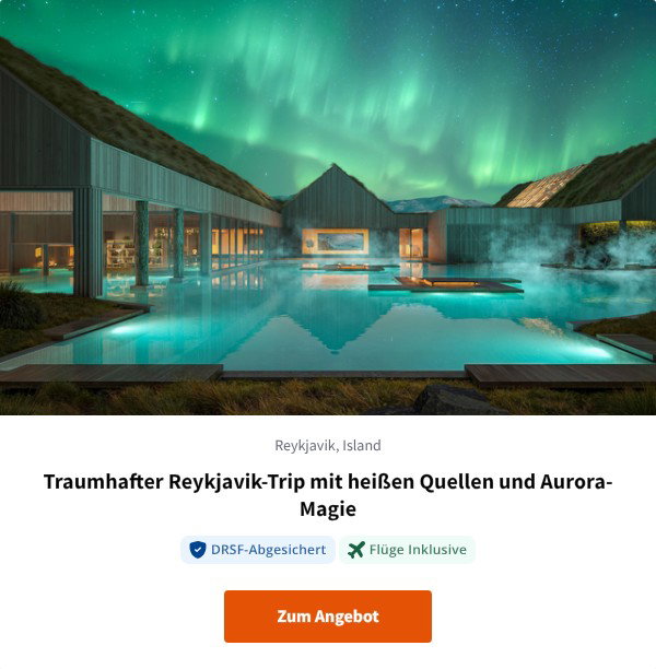 Traumhafter Reykjavik-Trip mit heißen Quellen und Aurora-Magie