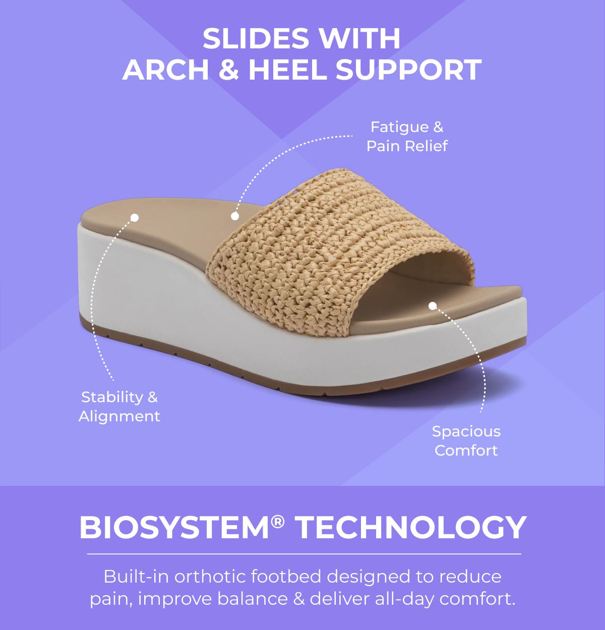 Slides With Arch & Heel Support