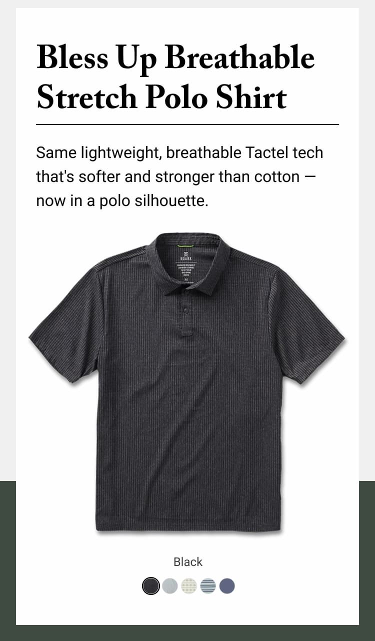 Bless Up Breathable Stretch Polo Shirt