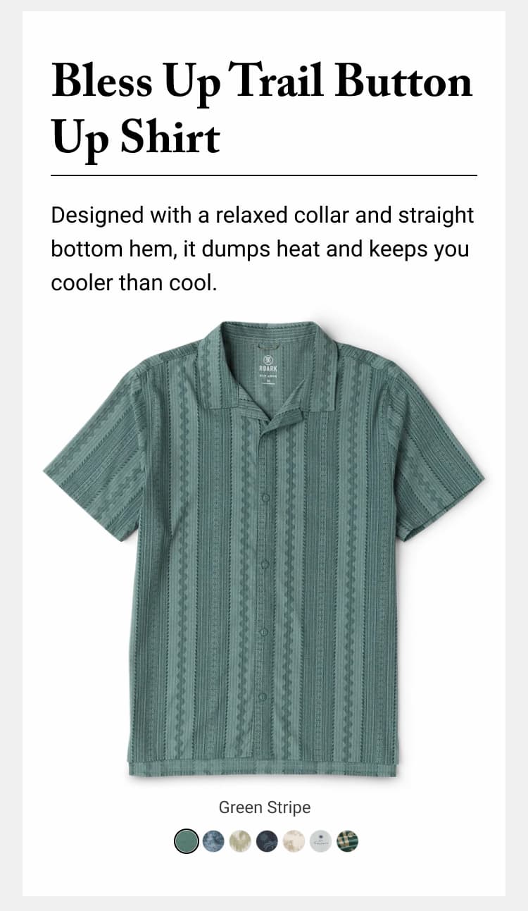 Bless Up Trail Button Up Shirt