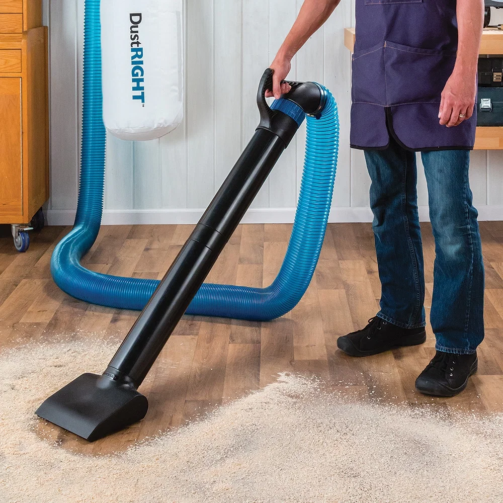 Dust Right® 4'' Quick Change Floor Sweep