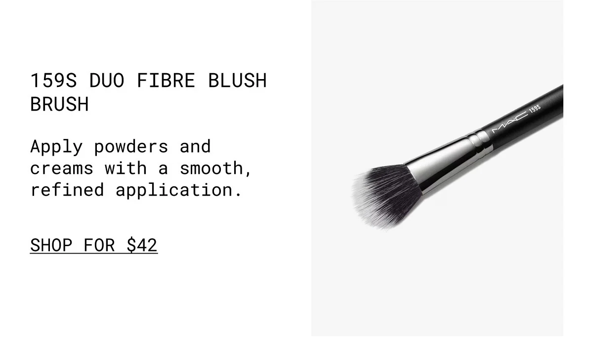 M·A·C | 159S DUO FIBRE BLUSH BRUSH | SHOP FOR $42