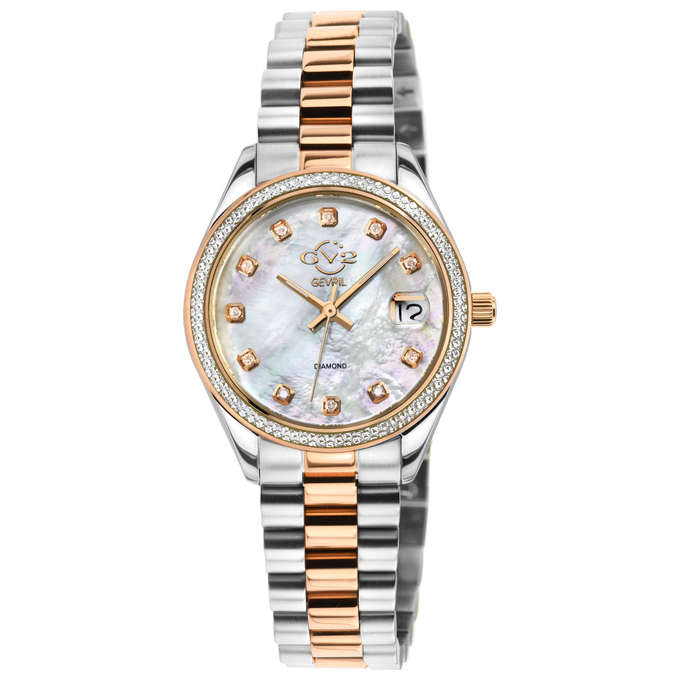 GV2 by Gevril Turin Diamond Women's Watch 12423B