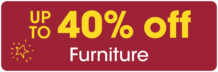 Up to 40% Off Furniture 