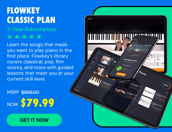 Flowkey Classic Plan: 5-Year Subscription