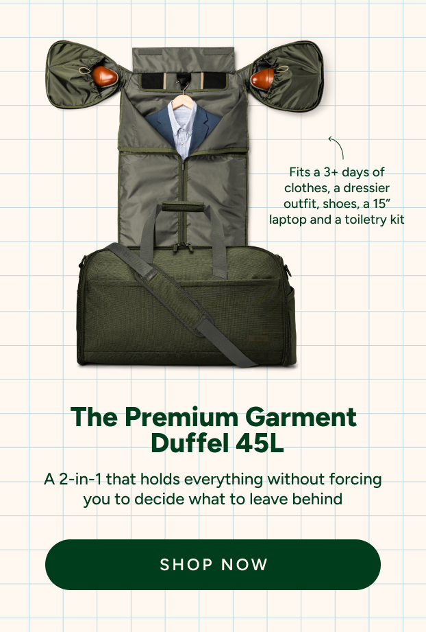 shop the garment duffel