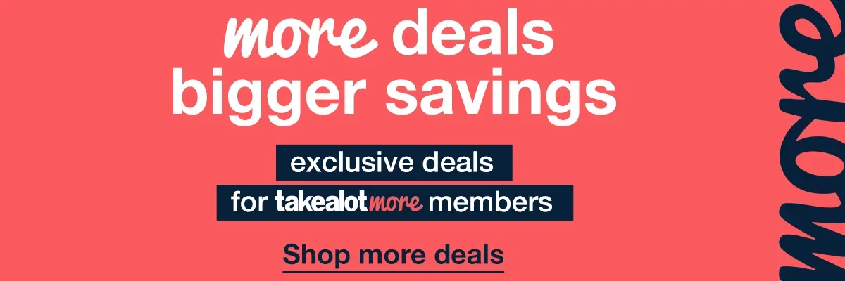 Takealot MORE member deals