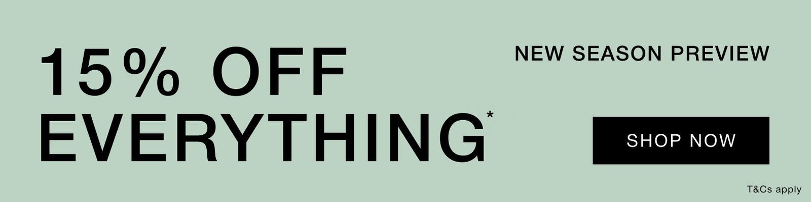 15% off everything
