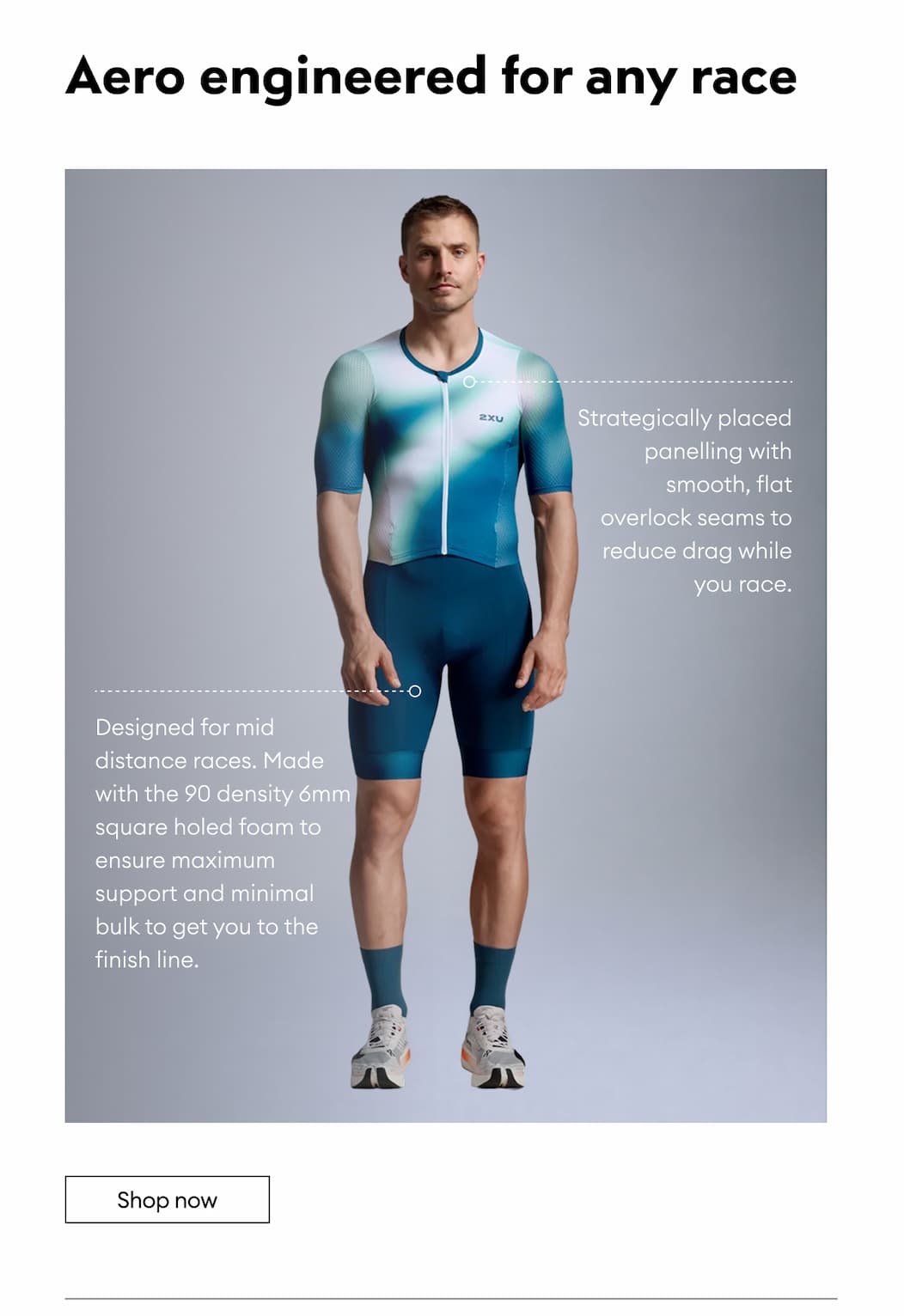 Fabric engineered for triathlon | Shop now 
