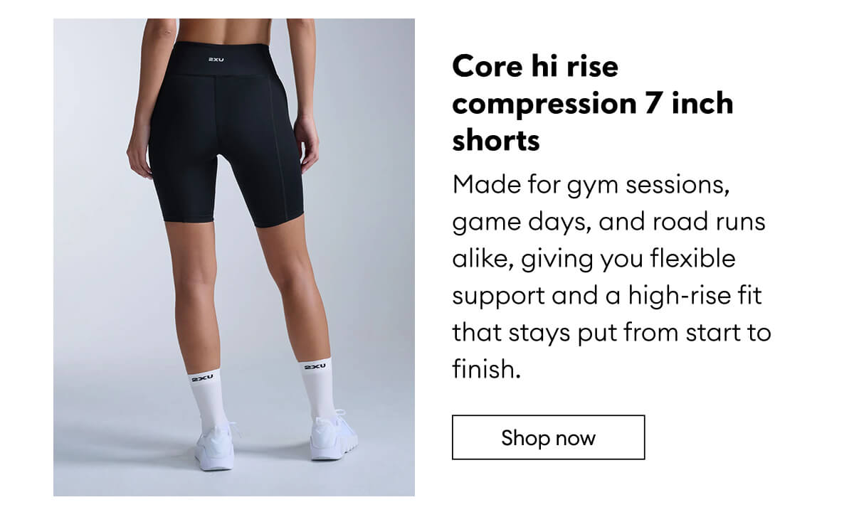 Core hi rise compression 7 inch shorts | Shop now 