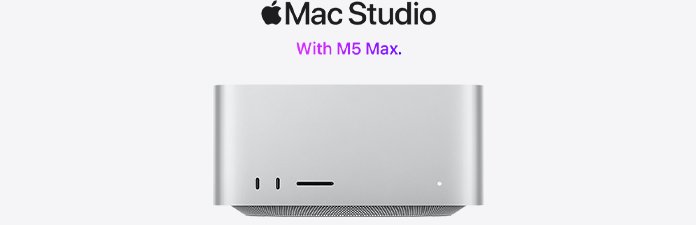 apple mac studio with m5 max and m5 ultra