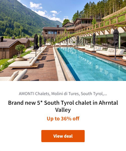 Brand new 5* South Tyrol chalet in Ahrntal Valley