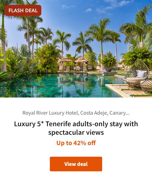 Luxury 5* Tenerife adults-only stay with spectacular views