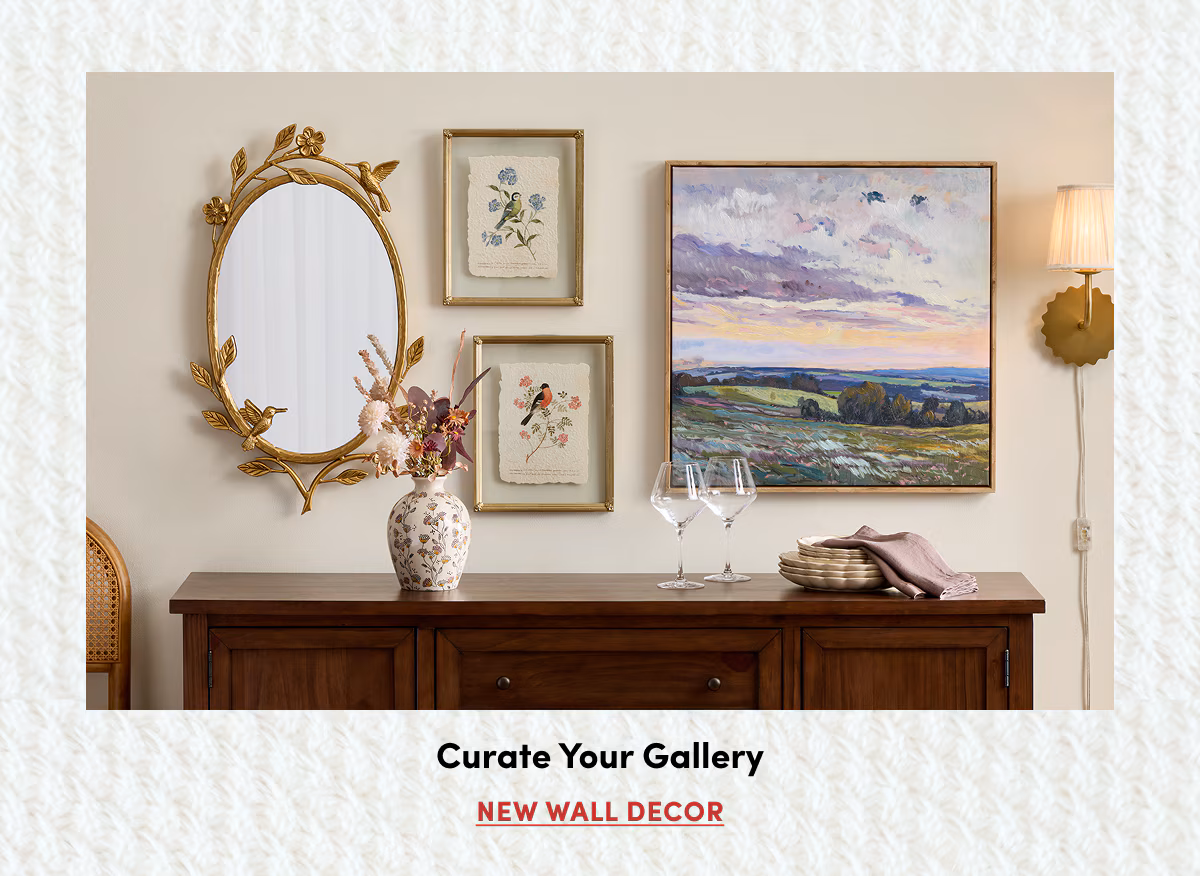 Curate Your Gallery | New Wall Decor