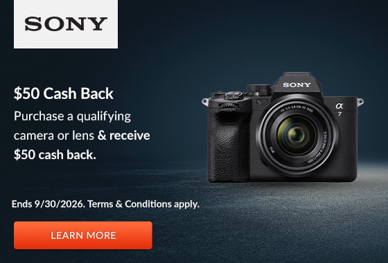 Sony $50 Cashback | Shop Now
