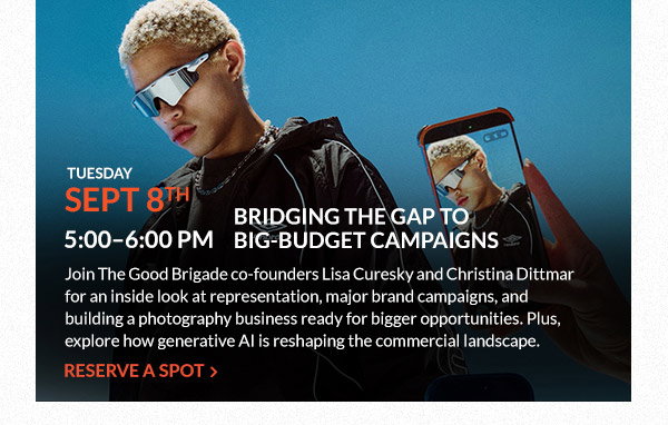 Bridging the Gap to Big-Budget Campaigns  Tuesday, September 8 · 5:00–6:00 PM