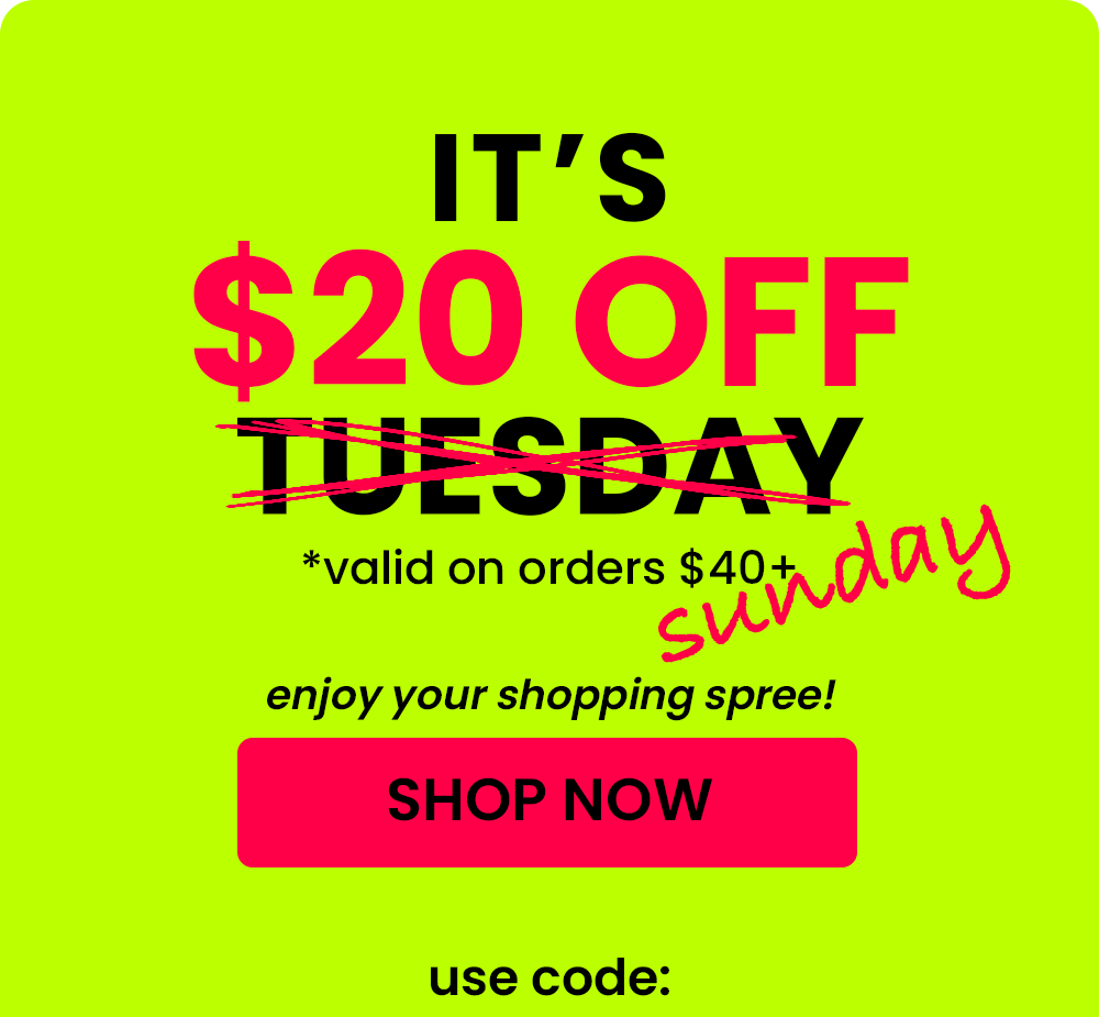 $20 off $40+ with code: SPREE4U
