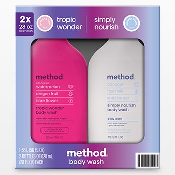 Method Body Wash, (2) 28 fl oz