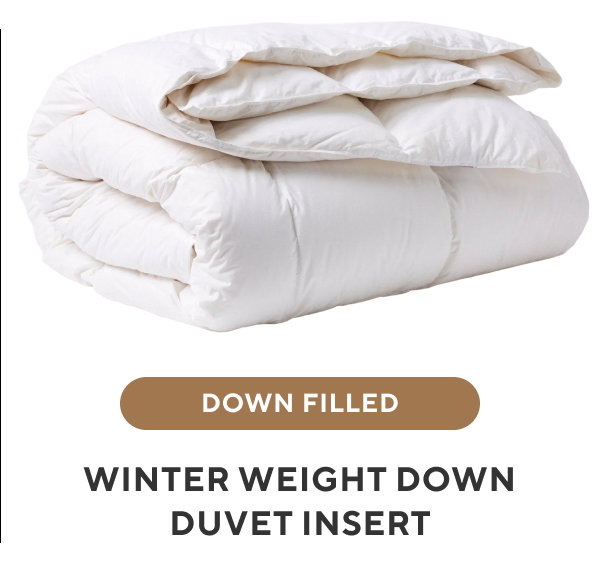 Winter Weight Down Duvet Insert 