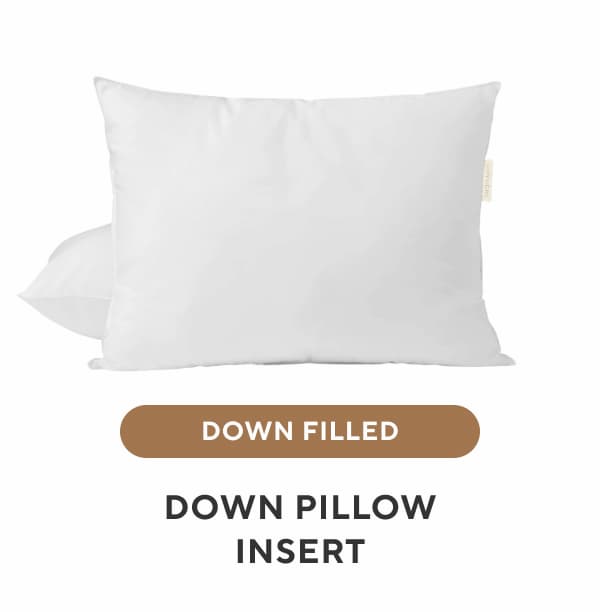 Down Pillow Insert