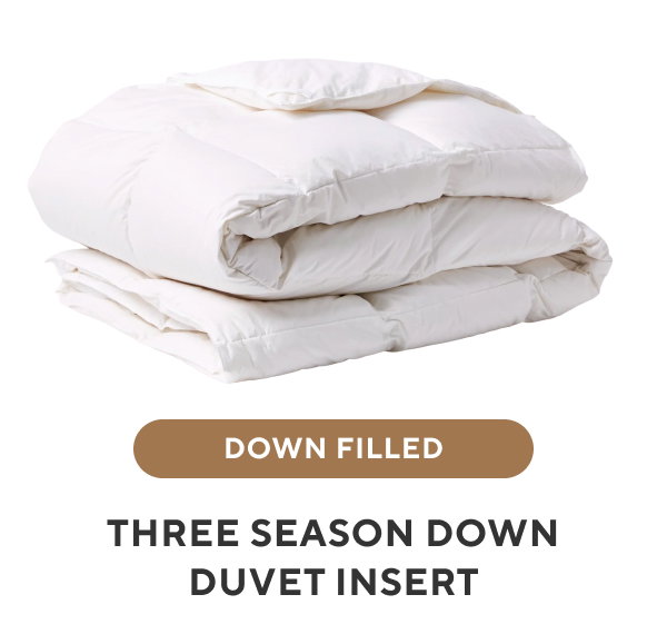 Three Season Down Duvet Insert