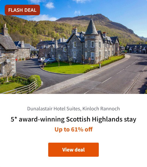 5* award-winning Scottish Highlands stay
