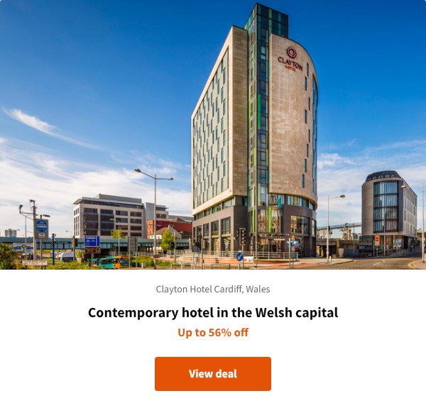 Contemporary hotel in the Welsh capital