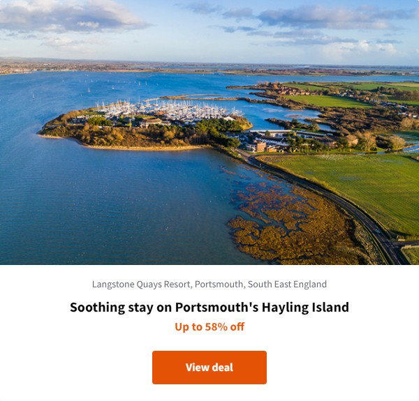 Soothing stay on Portsmouth's Hayling Island