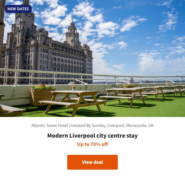 Modern Liverpool city centre stay