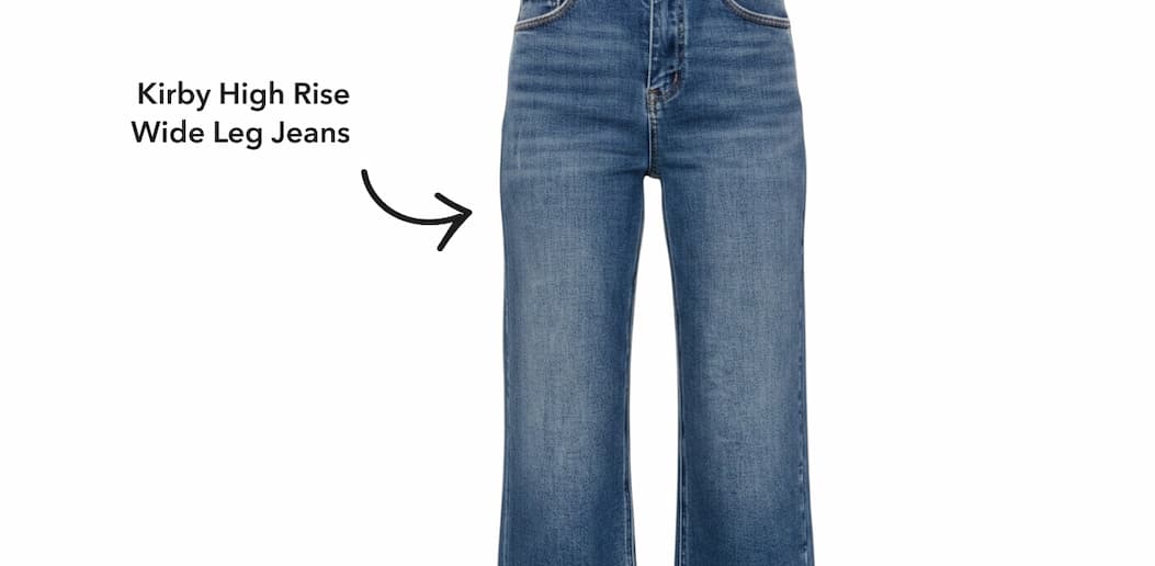 Kirby High Rise Wide Leg Jeans